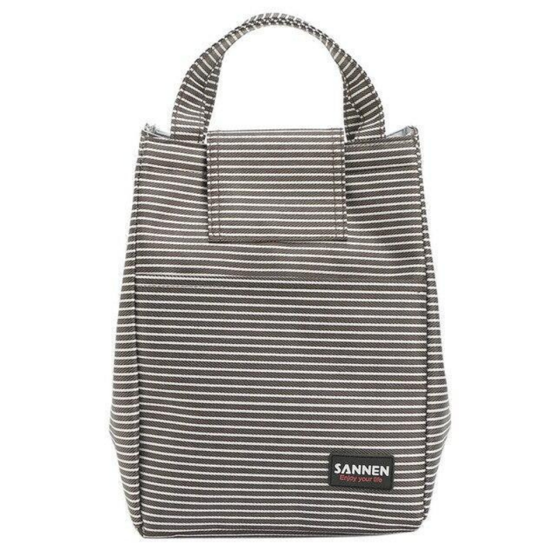 Sac isotherme repas fille en polyester, doublure intérieure argentée