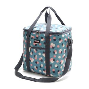 Sac isotherme repas grand format 10 L en polyester, bleu ou rouge