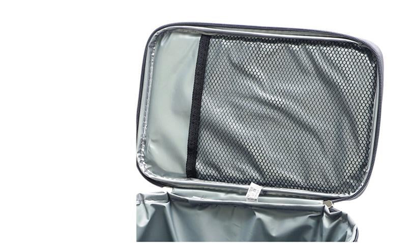 Sac isotherme repas grand format 10 L en polyester, bleu ou rouge