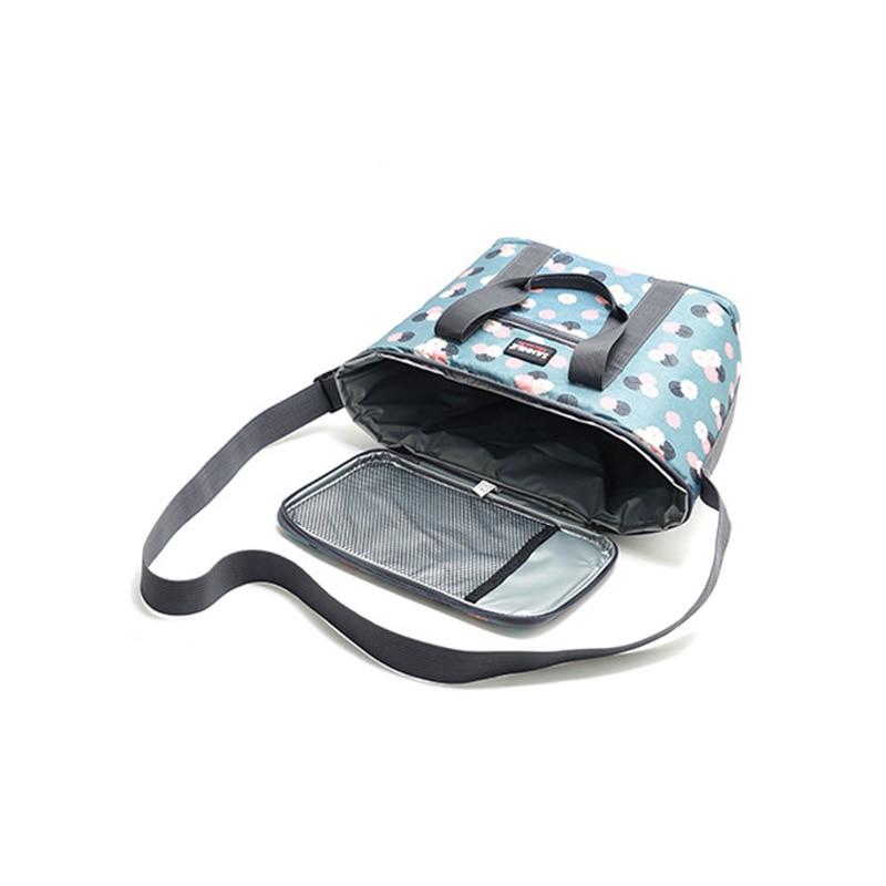 Sac isotherme repas grand format 10 L en polyester, bleu ou rouge