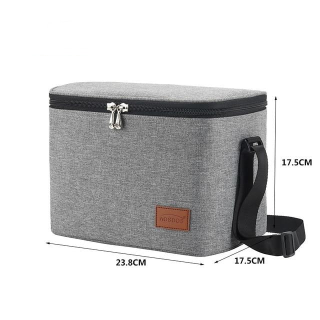 Sac isotherme repas homme 7,5 L à bandoulière ajustable