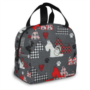 Sac isotherme repas à imprimé mignon, polyester et nylon