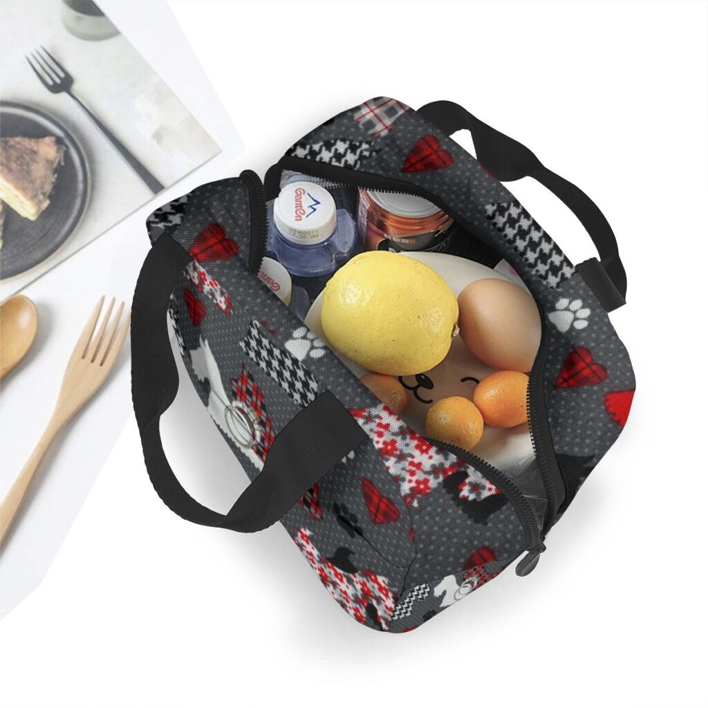 Sac isotherme repas à imprimé mignon, polyester et nylon