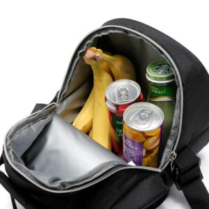 Petit sac isotherme repas 4 L en polyester, à glisser dans un sac