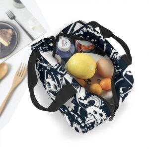 Sac isotherme repas motif petit alien, 6 L en nylon