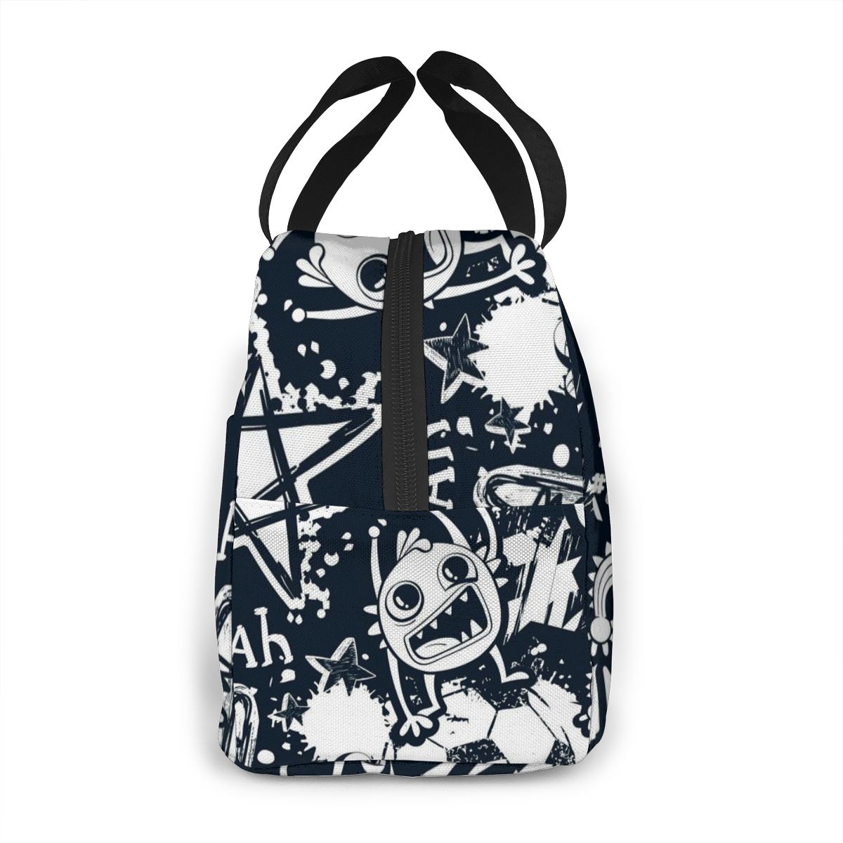 Sac isotherme repas motif petit alien, 6 L en nylon