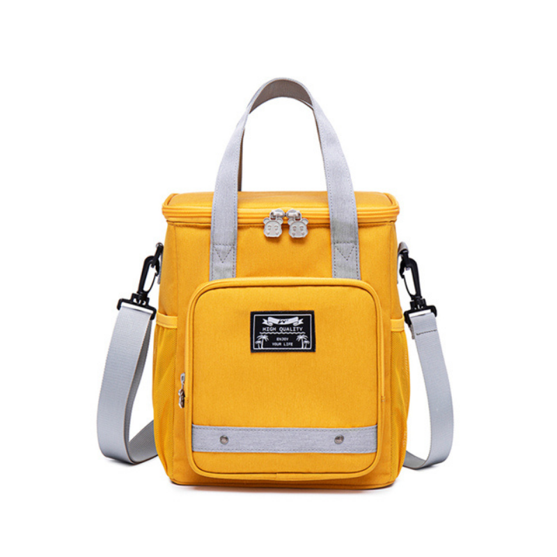 Sac isotherme repas travail 7,5 L en polyester, bandoulière réglable
