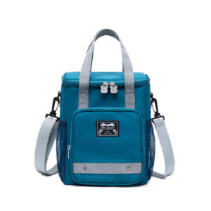 Sac isotherme repas travail 7,5 L en polyester, bandoulière réglable