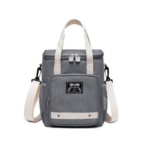 Sac isotherme repas travail 7,5 L en polyester, bandoulière réglable
