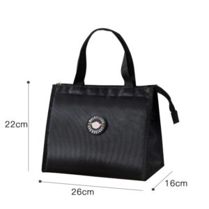 Sac isotherme tendance en polyester, grande poche extérieure