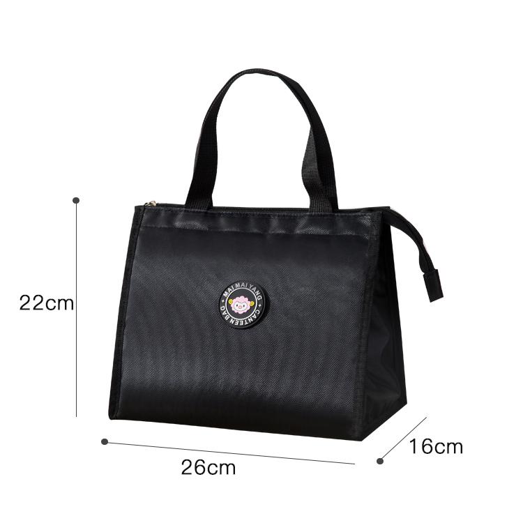 Sac isotherme tendance en polyester, grande poche extérieure