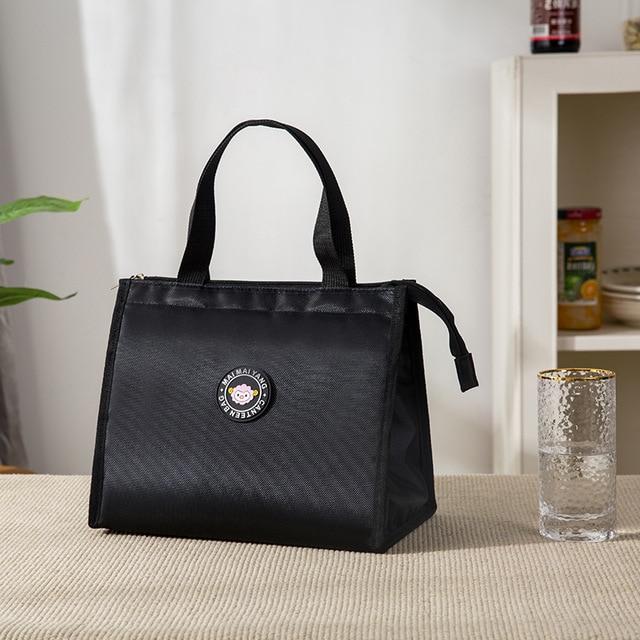 Sac isotherme tendance en polyester, grande poche extérieure