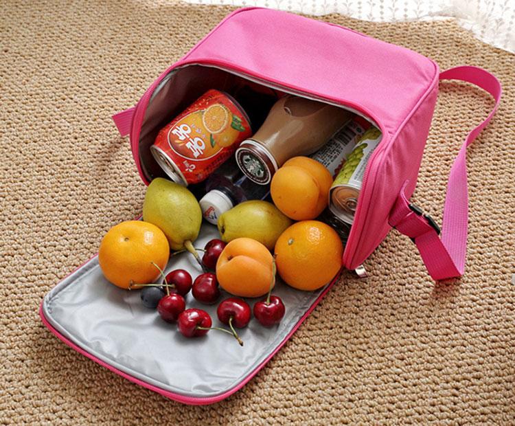 Sac repas isotherme enfant en polyester 600D, longue bandoulière