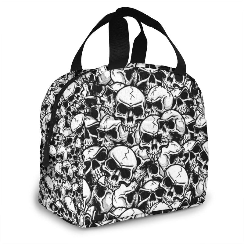 Sac isotherme repas Tête de Mort en tissu Oxford