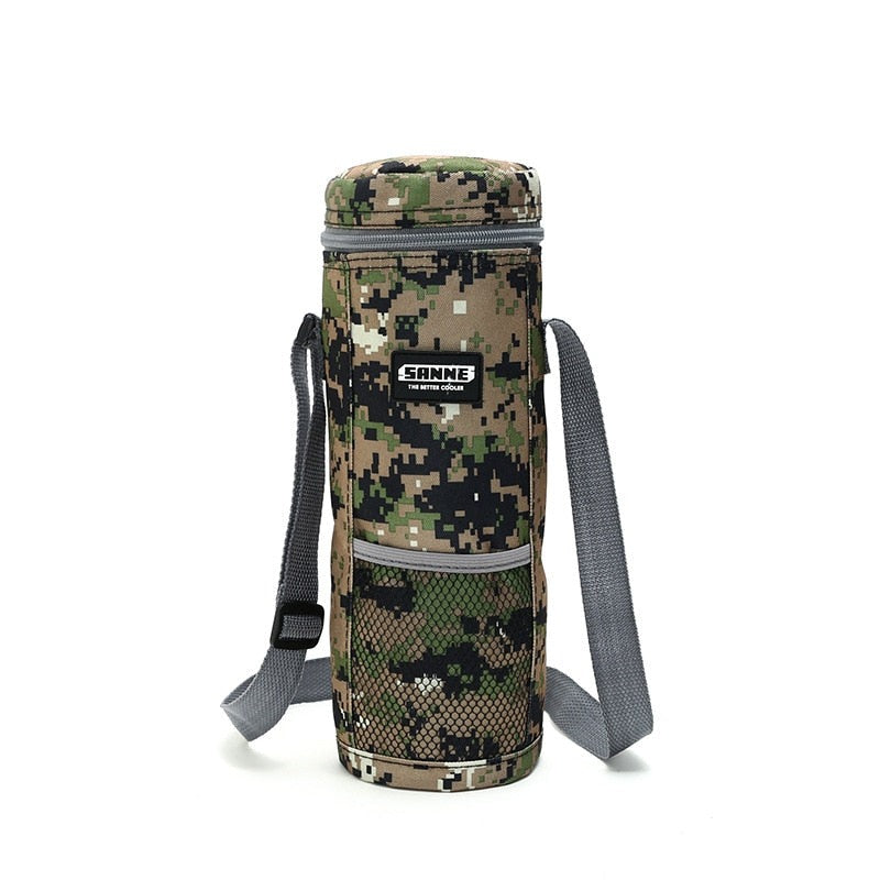 Sac isotherme pour bouteille en nylon, sangle de transport
