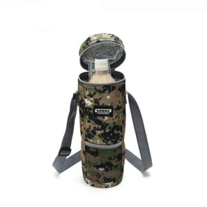 Sac isotherme pour bouteille en nylon, sangle de transport