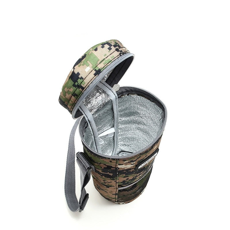 Sac isotherme pour bouteille en nylon, sangle de transport