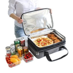 Sac isotherme pour pizza en Oxford, deux boîtes à plat