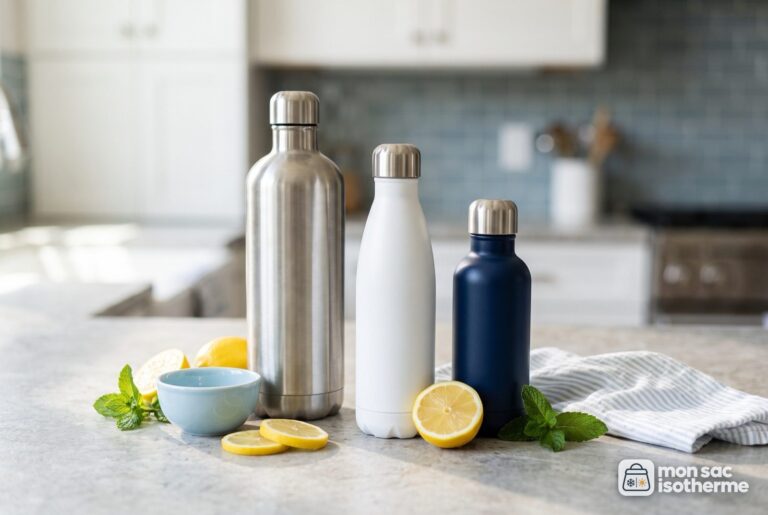 Quelle gourde isotherme choisir ? Matière, taille, bouchon